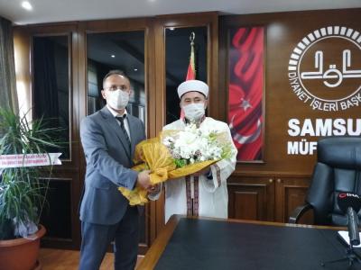 SANSUN MÜFTÜSÜ CÜBBEYİ GİYDİ