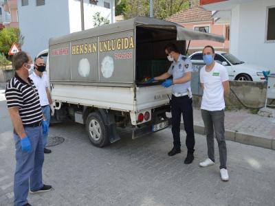 Havza’da cadde ve sokaklara sessizlik hakim
