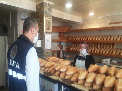 Zabıtadan korona virüs denetimi
