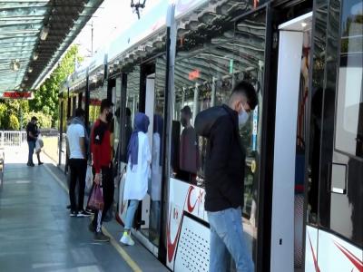 Korona günlerinde tramvay yolcu sayıları yüzde 87 azaldı
