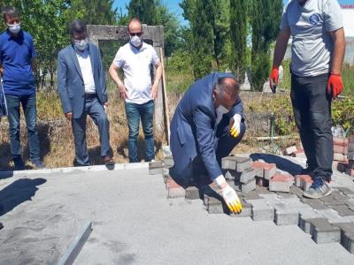Bafra Belediyesi’nden Asri Mezarlığa düzenleme

