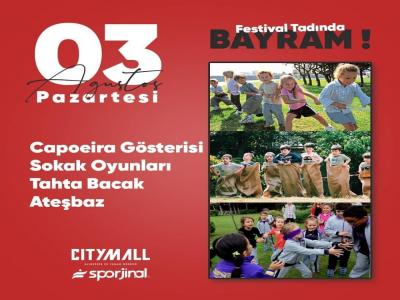 Samsun’da festival tadında bayram etkinlikleri
