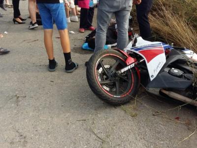 Bafra’da motosiklet kazası: 2 yaralı
