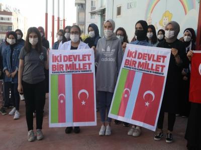 İLKEM’li öğrencilerden kardeş ülke Azerbaycan’a destek
