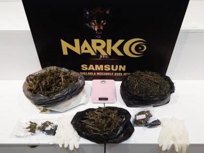 Samsun’da narkotik uygulaması: 4 gözaltı
