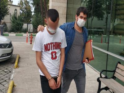 Uyuşturucu hapla yakalanan şahıs adliyeye sevk edildi
