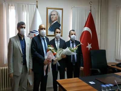 Alaçam MYO’da bayrak değişimi
