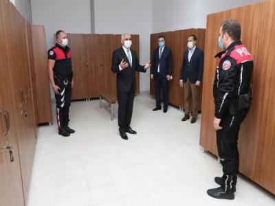Motosikletli ve Bisikletli Polis Timler Büro Amirliği yeni yerinde
