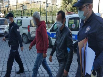 İnşaattan hırsızlık zanlısı 2 kişi yakalandı
