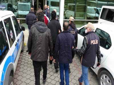 Samsun’da DEAŞ’tan gözaltına alınan 8 yabancıya ek gözaltı süresi
