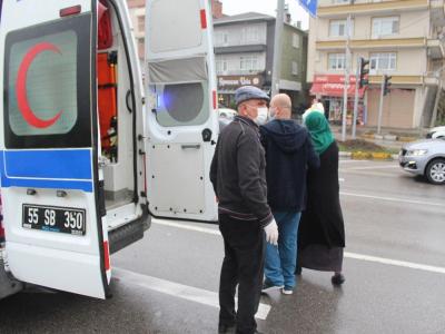Çarşamba’da kaza: 1 yaralı
