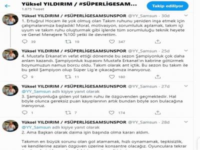 Başkan Yıldırım: “ Takım ruhunu inşa etmeye başladık”