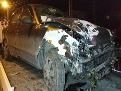 Samsun’da çarpışan otomobiller şarampole yuvarlandı: 2 yaralı
