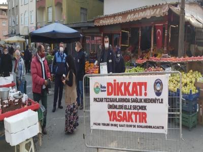 Samsun’da pazarda terazi denetimi

