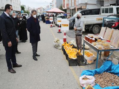 Atakum Belediyesi pazar yerlerinde yeni önlemler aldı
