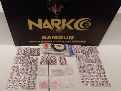 Uyuşturucu maddeyle yakalanan 5 kişi gözaltına alındı

