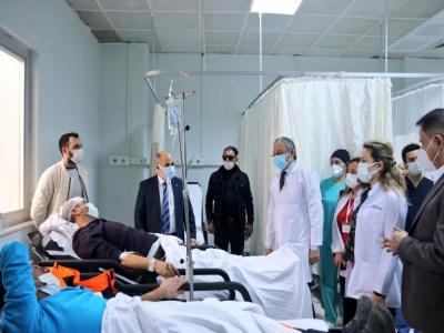 Vali Dağlı’dan yaralılara geçmiş olsun

