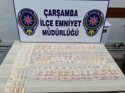 Çarşamba’da sahte para operasyonu
