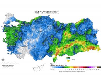 2020’de Samsun’a yüzde 19 daha az yağış düştü
