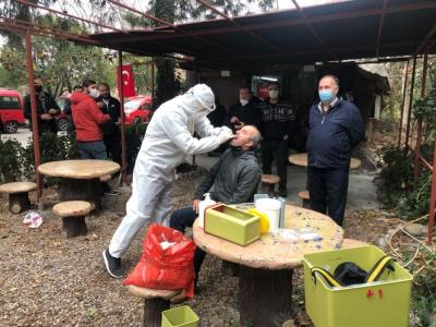 Dolmuş şoförlerine korona testi

