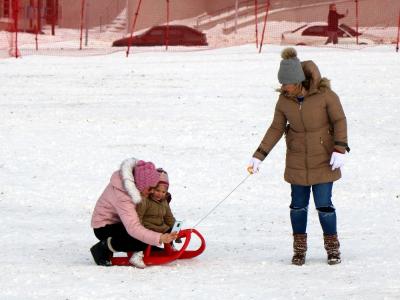 Akdağ Kayak Merkezi’nde kar sevinci
