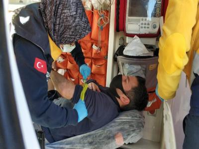 Samsun’da motosiklet hafif ticari araçla çarpıştı: 1 yaralı
