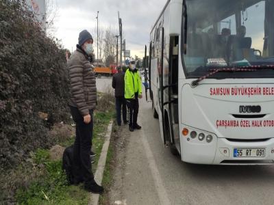 Yolcu araçlarında ‘pandemi’ denetimi
