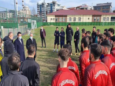 Çarşambaspor’a moral ziyareti
