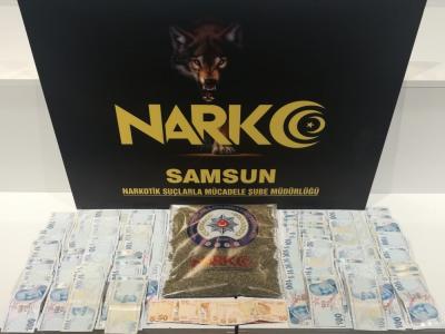 İstanbul’dan Samsun’a uyuşturucu getirirken yakalandı
