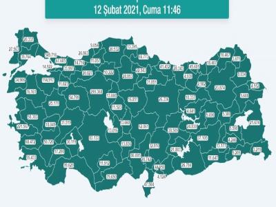 SAMSUN'DA 6 BİN KİŞİYE  2. DOZ AŞI VURULDU