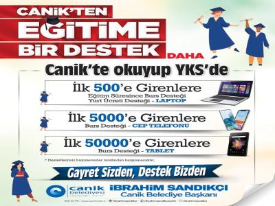 Başkan Sandıkçı: “Başarı sizden, destek bizden”
