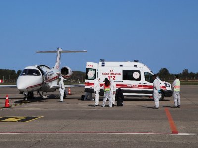 AFGANLI DOKTOR KORONA TEDAVİSİ İÇİN SAMSUN'A GELDİ