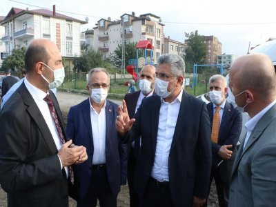 AKSU,İLÇE ZİYARETLERİNE ÇIKTI