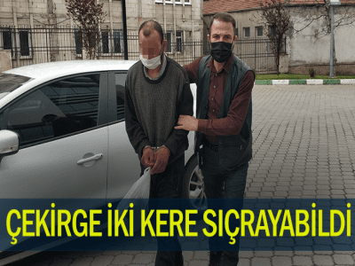 ÇEKİRGE İKİ KERE SIÇRAYABİLDİ