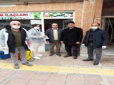  CHP Kavak’ta maske dağıttı