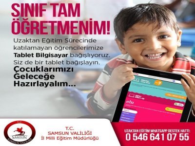 EĞİTİME KATKIN OLSUN PROJESİ 
