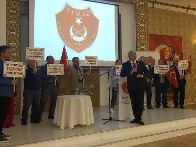 Emekli astsubaylar tazminat haklarını istedi