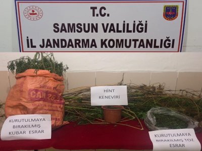 EVİNDEN UYUŞTURUCU ÇIKTI