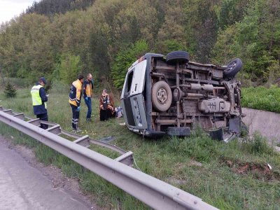 KAVAK GÜRGENDAĞ'DA KAZA 4 YARALI
