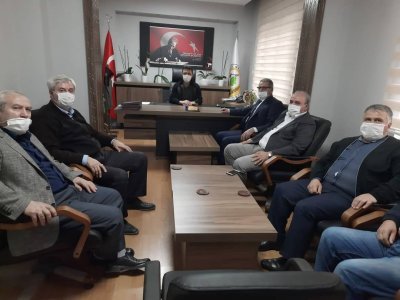  KAVAK MHP TEŞKİLATI GÜNEŞ’İ ZİYARET ETTİ