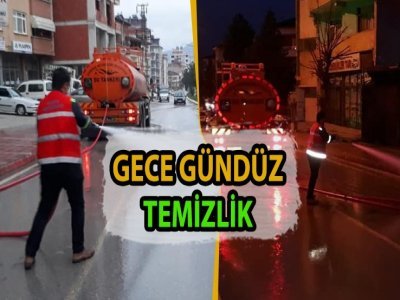 KAVAK’TA GECE GÜNDÜZ TEMİZLİK