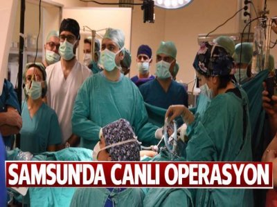Onlarca doktor canlı cerrahi operasyonuna katıldı