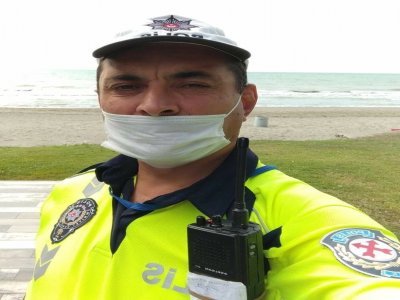 POLİSTEN KAÇARKEN POLİSE ÇARPTI