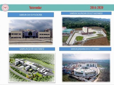 SAMSUN 454,5 MİLYON TL SAĞLIK YATIRIMI ALDI