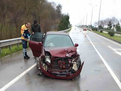 SAMSUN'DA KAZA 2 YARALI