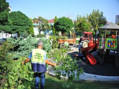 SAMSUN'DA PARKLAR YENİLENİYOR