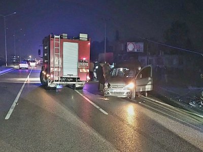 SAMSUN'DA TRAFİK KAZASI 8 YARALI