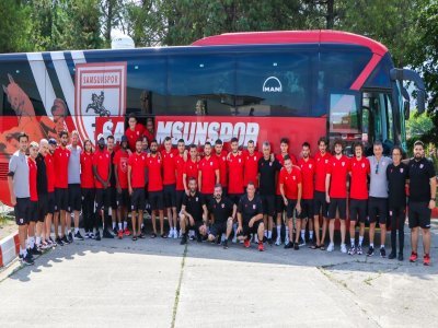 SAMSUNSPOR KAMP İÇİN KAYSERİ'YE GİTTİ