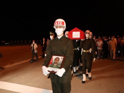 ŞEHİT CANER'İN NAAŞI SAMSUN'A GETİRİLDİ