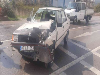 TRAFİK KAZASI 1 YARALI